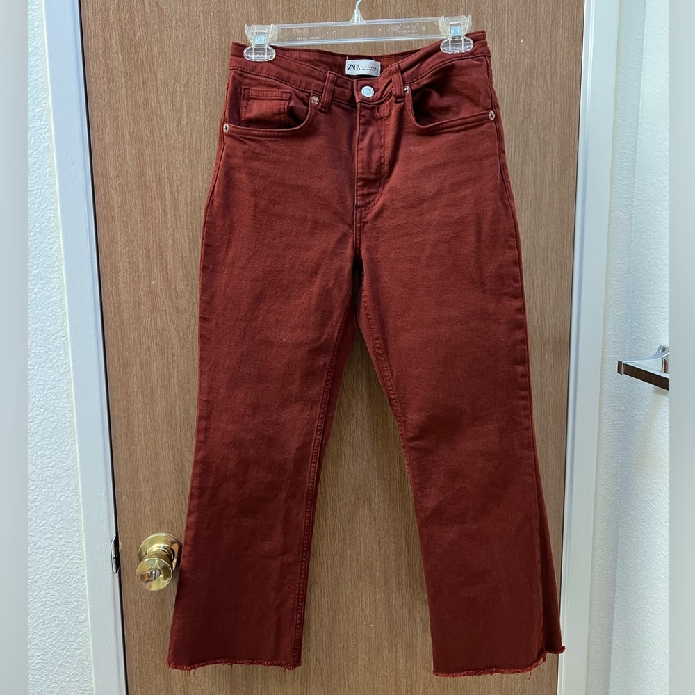 Zara cropped jeans